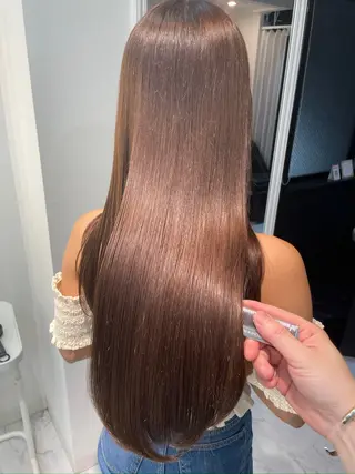ロング カラー ヘアアレンジ 髪質改善/縮毛矯正 RYOのヘアスタイル
