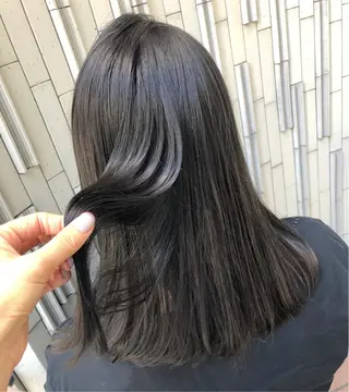 セミロング カラー 🍊新宿南口🍊 ERINAのヘアスタイル