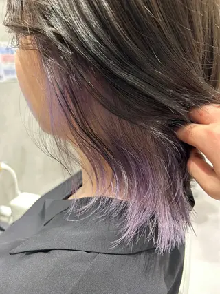 セミロング 田中 寛汰のヘアスタイル