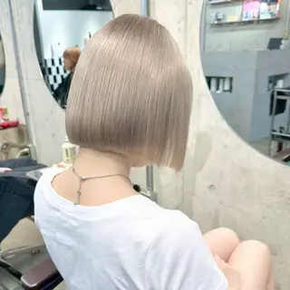 ショート カラー パーマ ヘアアレンジ メンズ ⭐️ハイトーン⭐️ 💕SAKURA💕のヘアスタイル