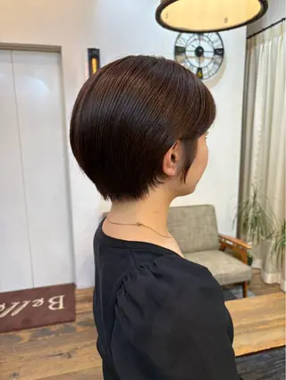 ショート ブリーチ/ 艶カラー/カイのヘアスタイル