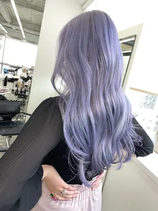 ロング カラー 佐藤 まいらのヘアスタイル