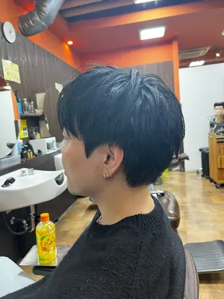 ミディアム メンズ 北 彩音のヘアスタイル