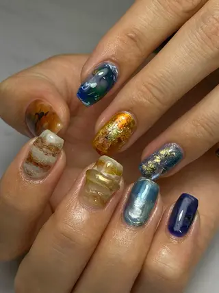 ネイル 草加ニュアンスネイル 🌚hersのネイルデザイン