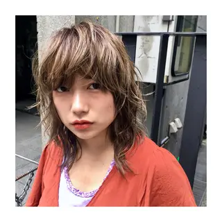 ミディアム カラー 髪質改善 RYOのヘアスタイル