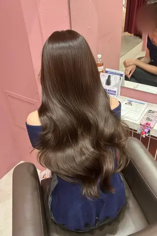 セミロング カラー 表参道/ワンホンヘア SAAYA🖤のヘアスタイル