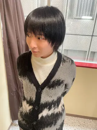 ショート 京都美容師 塩のヘアスタイル