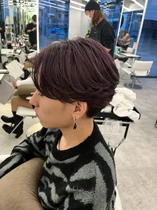 カラー メンズ 森龍馬 メンズ専門美容師のヘアスタイル
