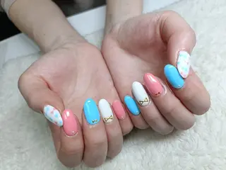 ネイル yu-a  スカルプ ネイルのネイルデザイン