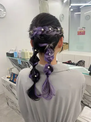 ロング ヘアアレンジ 【Sweep】おじま のぞみのヘアスタイル