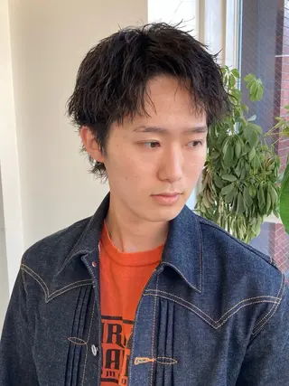 ショート パーマ メンズ スパイキーショート 浦和メンズ美容師のヘアスタイル