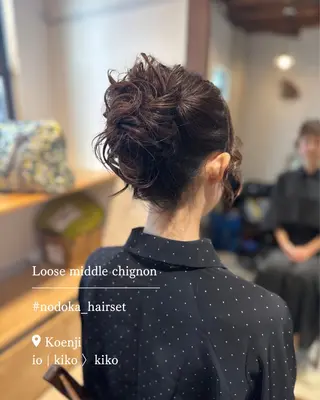 ロング ヘアアレンジ お呼ばれセット🕊️ 高円寺/太田和のヘアスタイル