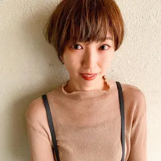 ショート カラー 中川 竜誠のヘアスタイル