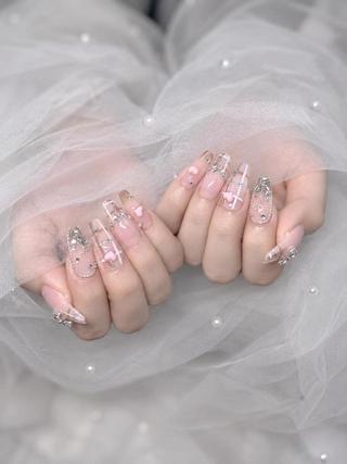 ロング カラー Bling Salonのネイルデザイン