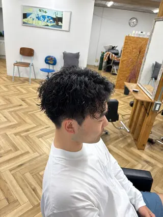 ショート パーマ 石橋 桃花のヘアスタイル