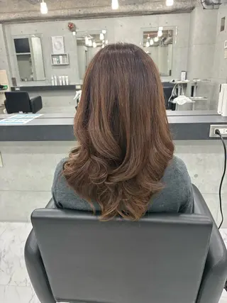 ロング Endearing 🌟銀座のヘアスタイル