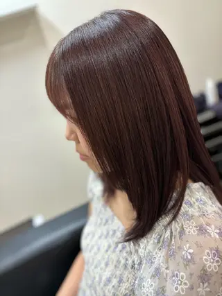 ミディアム カラー LOCO Aikaのヘアスタイル