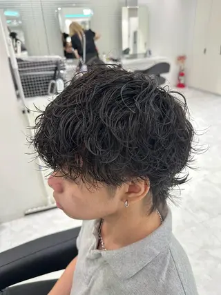 ショート パーマ メンズ 🐺韓国風メンズ特化 あさひ🐺のヘアスタイル