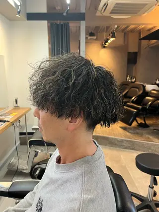 カラー パーマ メンズ 直毛改善特化美容師/ 大森雄貴のヘアスタイル