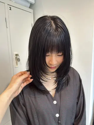 ミディアム Miku🪄💫 フェイスレイヤーのヘアスタイル