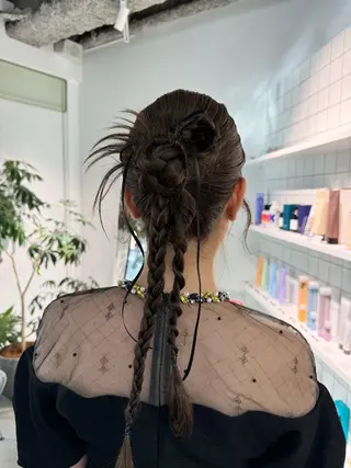 ロング ヘアアレンジ ご予約は2月まで！ maho‪🐈🎀のヘアスタイル