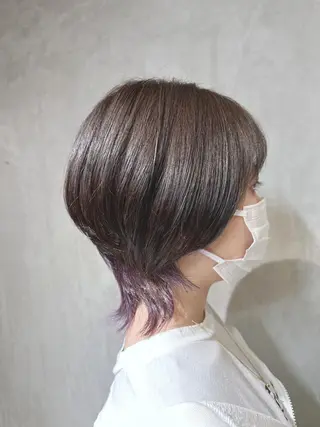 ショート カラー 【デザインカラー】 【ボブ】登戸澤田淳平のヘアスタイル