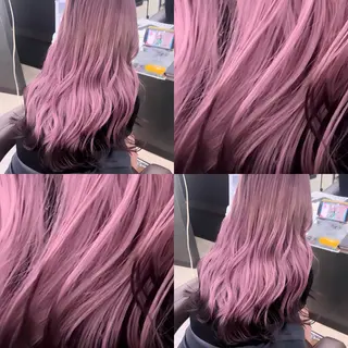 ロング カラー 問屋町のブリーチデザ イン屋さん🌈ゆうまのヘアスタイル