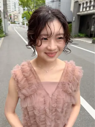 ヘアアレンジ 谷町/Le'a /竹原しおなのヘアスタイル