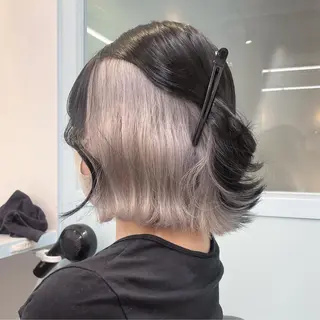 セミロング カラー 【美髪矯正/絹髪】 🎀hinano🎀のヘアスタイル