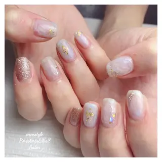 ミディアム ネイル 🐾enen style 🐾のネイルデザイン