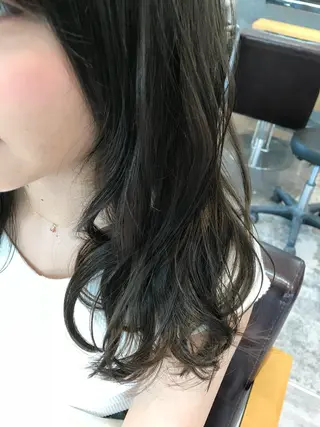 ロング カラー 塚本 昂のヘアスタイル