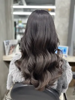 セミロング 似合わせ×レイヤー× 髪質改善×t.yのヘアスタイル