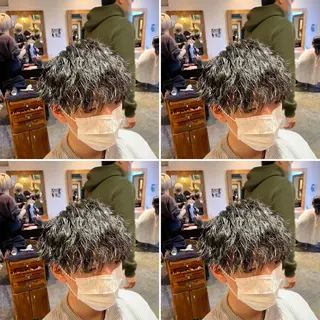 パーマ メンズ メンズパーマ特化 望月謙二郎のヘアスタイル