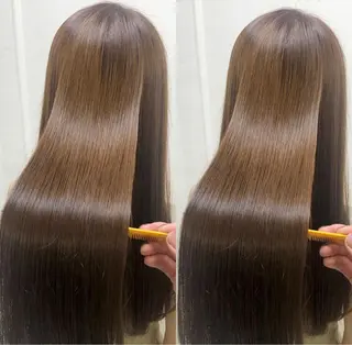 ロング パーマ バレイヤージュ特化/ アキラのヘアスタイル