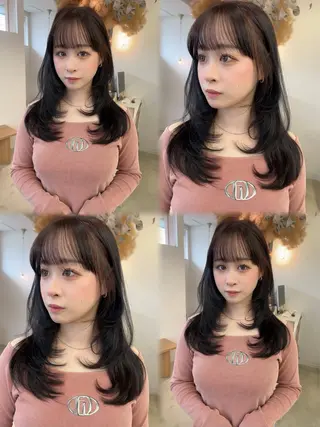 ロング vince. moekoのヘアスタイル