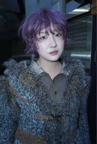 ショート カラー ヘアアレンジ MIYU/ケアブリ ーチカラー／デザインのヘアスタイル