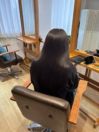 ロング カラー RINNO🌷透明感 カラー/髪質改善のヘアスタイル