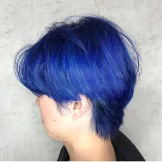 ショート カラー 勝河 怜楊のヘアスタイル