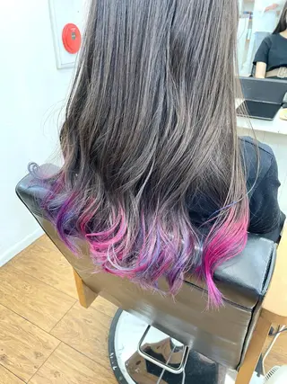 ロング 青木 優歩のヘアスタイル