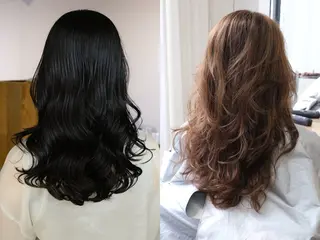 ロング パーマ レイヤー/デジパ ヨシノ マサキのヘアスタイル
