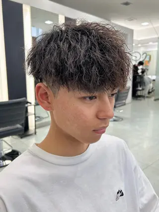 パーマ メンズ 静岡 / 毛流れ特化 /下居真大のヘアスタイル