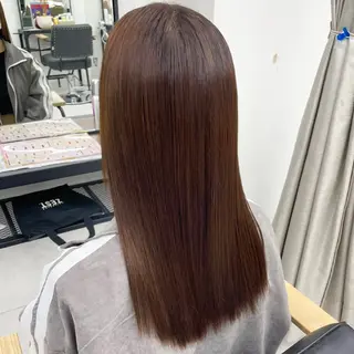 セミロング カラー パーマ ヘアアレンジ メンズ mona/ ストレートスタイル✨のヘアスタイル