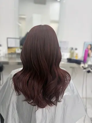 ロング 艶髪ハイトーンカラー 渋谷🎀ririkaのヘアスタイル