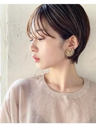 ショート やました もえかのヘアスタイル