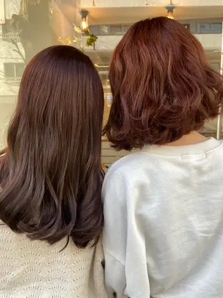 カラー ayumi🦖/ 似合わせカラー🤎のヘアスタイル