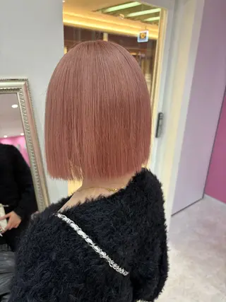 ミディアム カラー 艶カラー⏳ブリーチ Natsukiのヘアスタイル