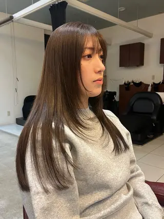 カラー 立道 樹奈のヘアスタイル