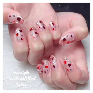ミディアム ネイル 🐾enen style 🐾のネイルデザイン