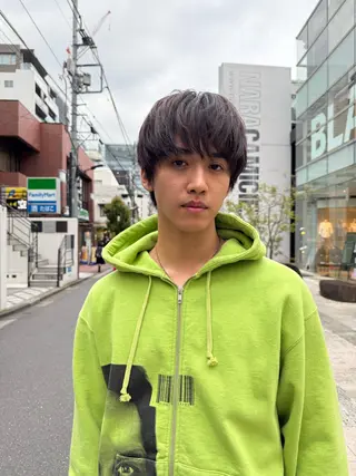ショート メンズ 艶髪施術 関谷ヒュウのヘアスタイル