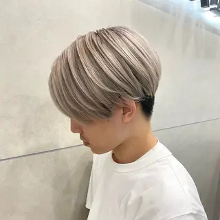 カラー メンズ 久保 貴大のヘアスタイル